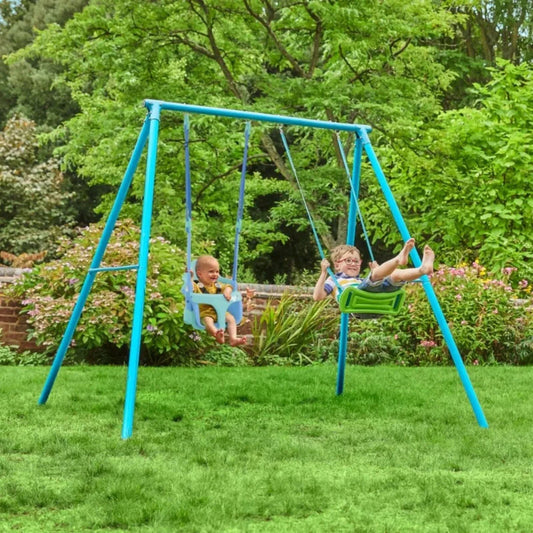TP Metal Double Swing Set with Bluey Quadpod