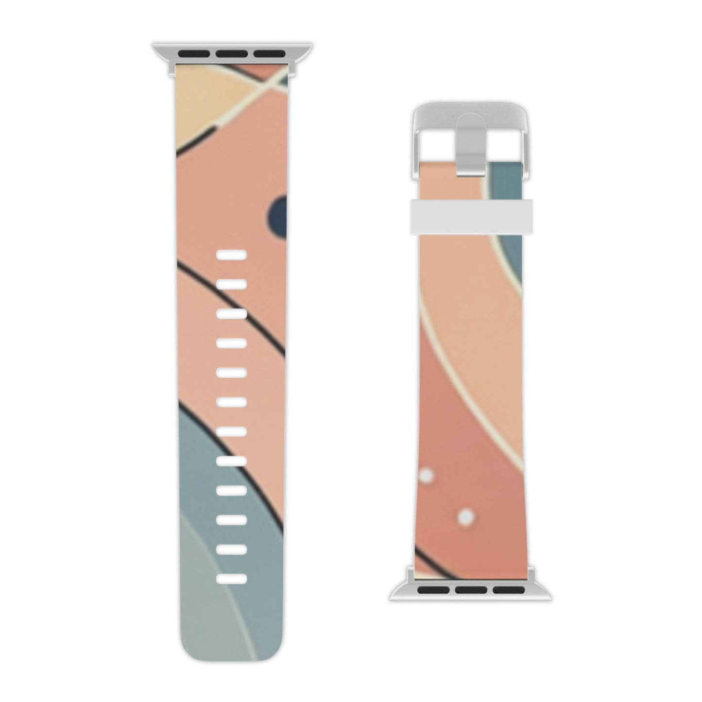 GraphixGenius Chic Apple Watch Band - Pastel Modern Pattern Accessory for Stylish Timepieces
