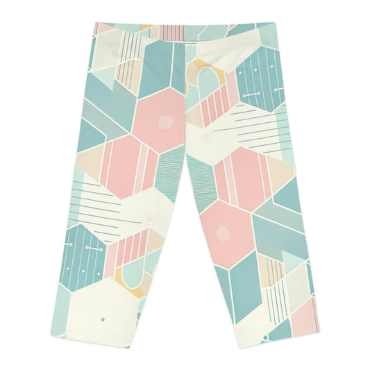 Close-up of the insulating and squat-proof Power Boost Fitness Realm Leggings from Dazzling Dreams Studio, highlighting their incredible flexibility and comfort for high-intensity workouts.