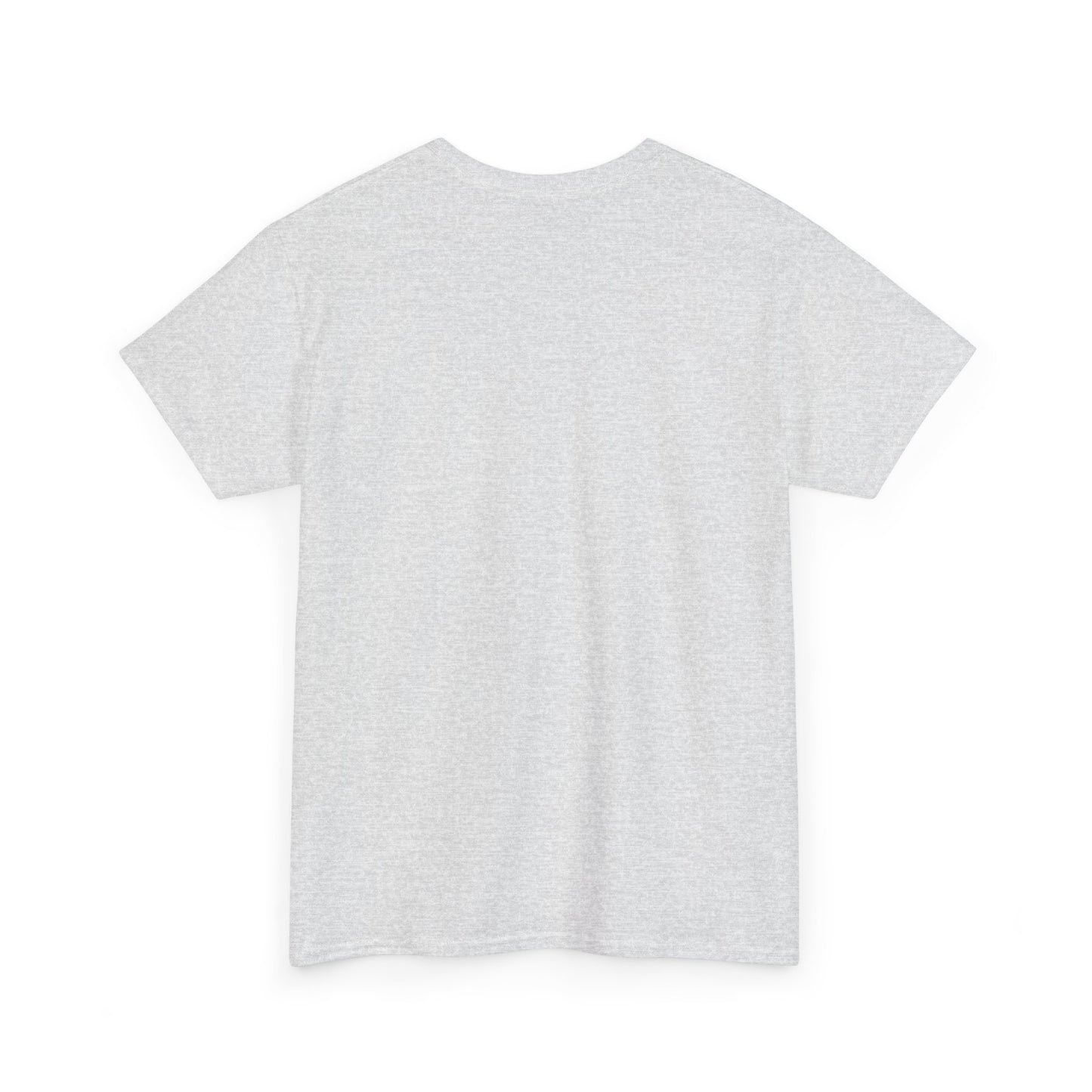 Back view of the Leaping Puppy Graphic T-Shirt, showcasing its unisex cotton design ideal for urban streetwear, featuring a comfortable fit and premium quality.