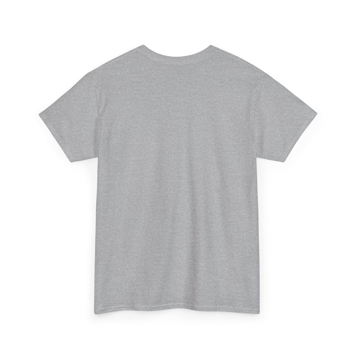 Take One Apart Graphic T-Shirt: Back view of the elegant urban unisex cotton tee, showcasing the soft grey fabric, perfect for a chic and casual look.