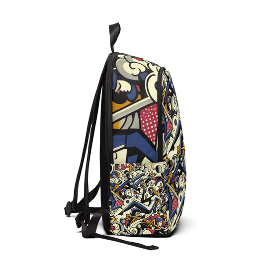 Elegant and spacious Contemporary Cartoon Chic Backpack by Dazzling Dreams Studio, perfect for modern individuals seeking a fashionable accessory with ample storage.