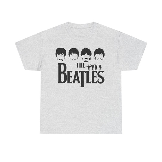 The Beatles Unisex Graphic Cotton T-Shirt adorned with the iconic Abbey Road logo, representing timeless rock elegance for discerning fans.