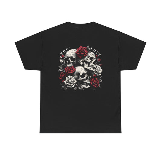 Vibrant designer T-shirt featuring unique artistic print by Printify, showcasing premium quality fabric and breathable comfort.