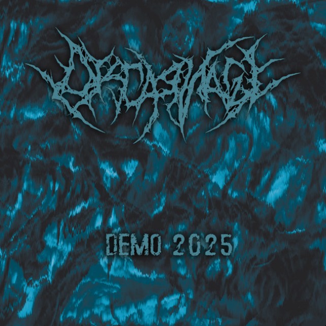 Discarnage Demo 2025 CD by Rancid Offal Records, featuring Brutal Death Metal tracks, elegant album cover showcasing a haunting design, perfect for collectors of luxury music products.