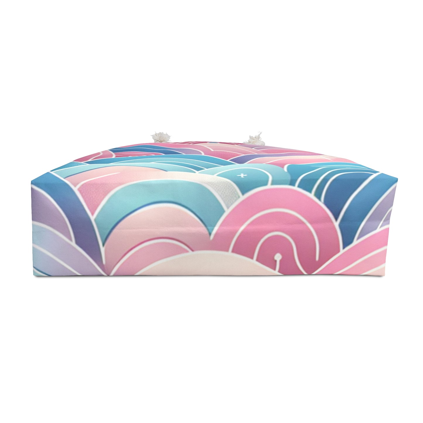 Luxurious pastel gradient patterned Weekender Tote Bag by Dazzling Dreams Studio, ideal for beach days and city outings, effortlessly combining style with functionality.