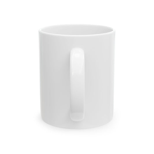 Elegant white ceramic Funny Inappropriate Slogan Mug, showcasing a chic design, ideal for home or office use.