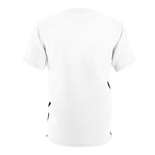 Back view of the City Twilight Tee, showcasing its minimalist design in high-quality fabric, perfect for stylish urban wear.