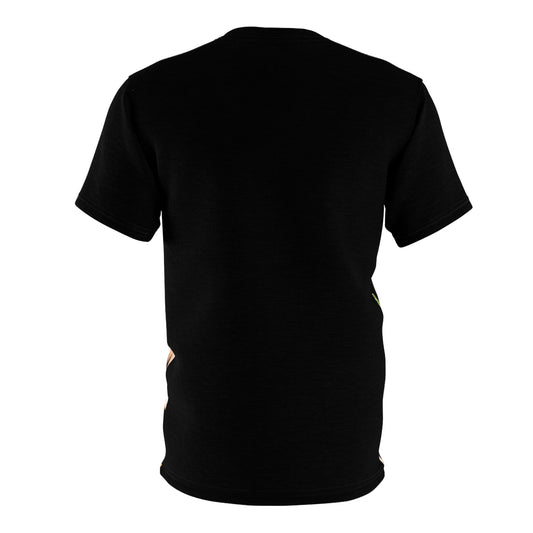 Whimsy Whispergore Tee - Elegant black t-shirt showcasing the back view, crafted for versatile fashion with a touch of playful horror, ideal for unique style enthusiasts.