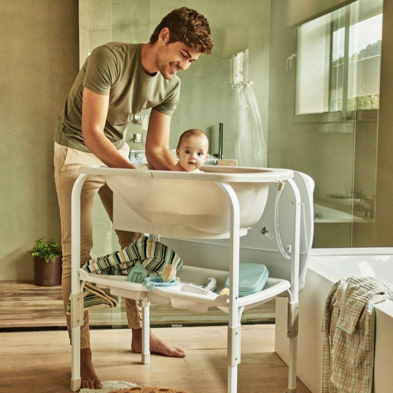 Jane Flip Baby Bath Changing Unit, Sesame