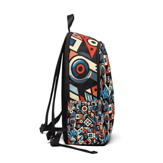 Trendy Cartoon-Character Backpack with vivid patterns and comic-style art by Dazzling Dreams Studio, showcasing a blend of fun and sophistication perfect for fashion-forward individuals.