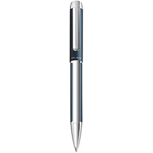 Pelikan Pura 817400 Ballpoint Pen Petrol Blue 337 Large Capacity Refill