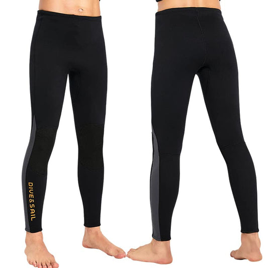 EUPTE 3mm Diving Wetsuit Pants Swimming Pants Leggings for Women Men (XS, Women)