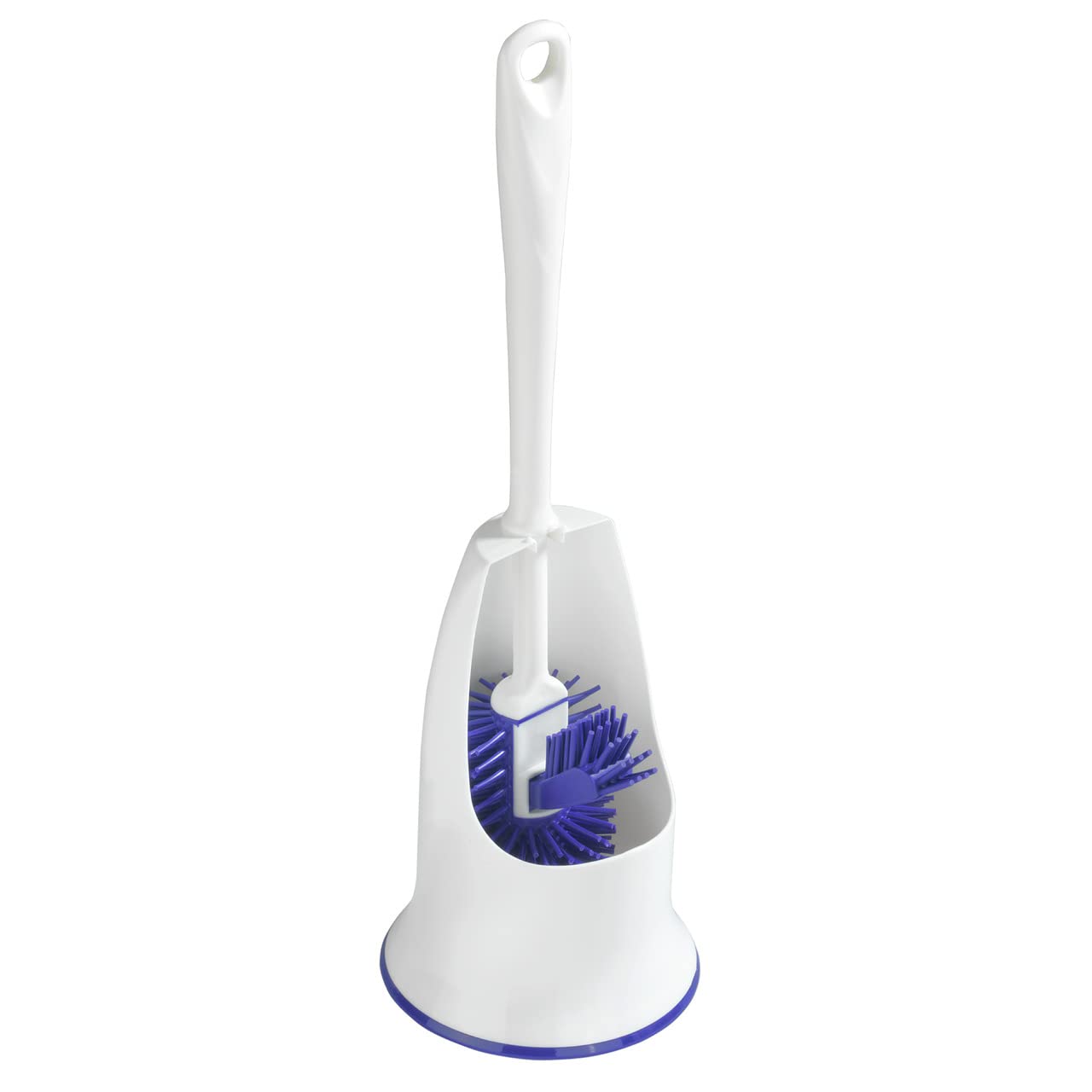 Maximex maximex toilet brush stand pp, white, purple