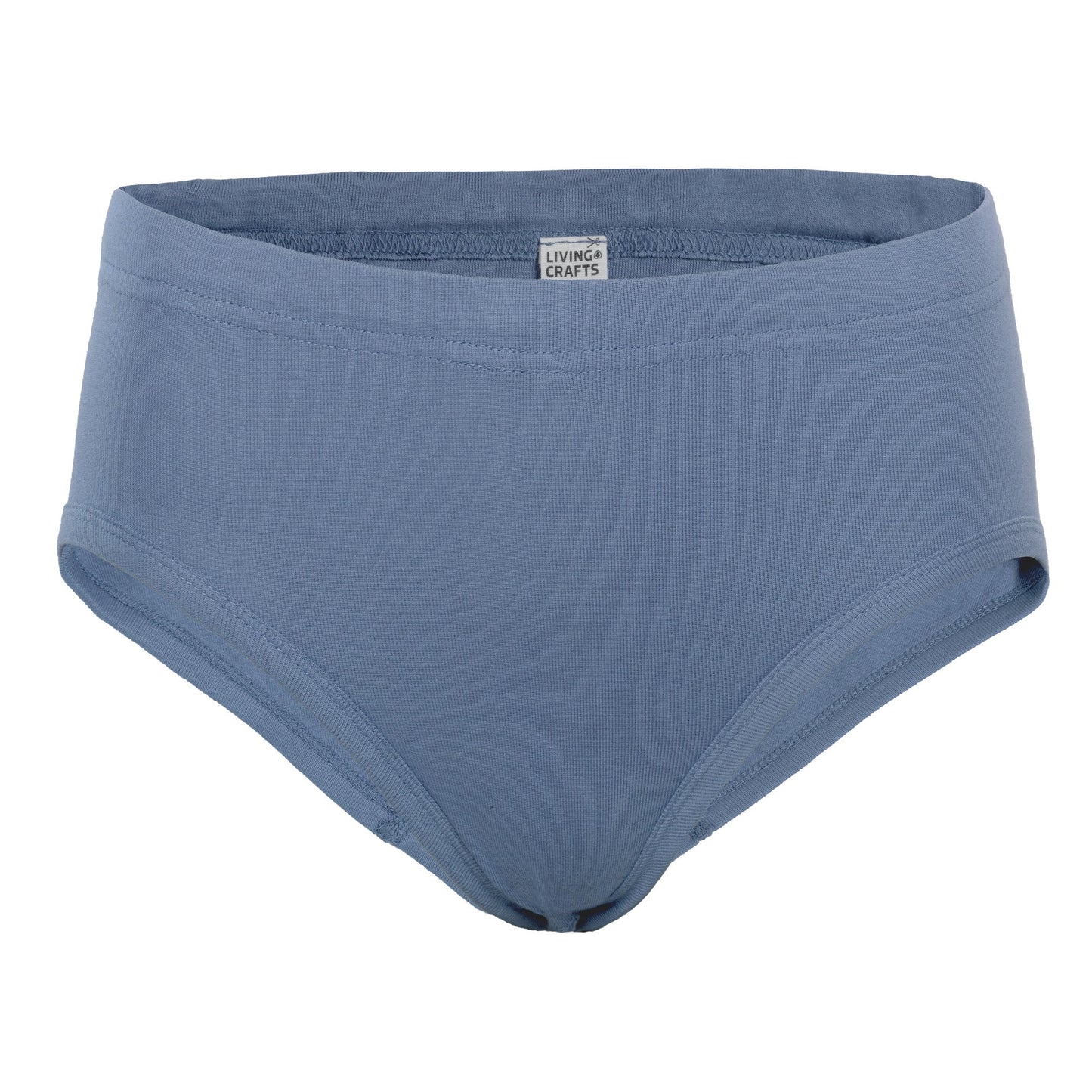 Stylish seamless briefs for women made from 100% organic cotton, epitomising comfort and quality in a sophisticated ribbed finish.