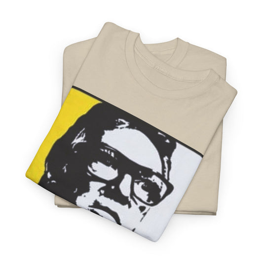 Elegant display of the Brick Top Snatch Funny Mens Womens Graphic T-Shirt, showcasing its bold graphic design folded neatly, ideal for adding a touch of humour to any wardrobe.