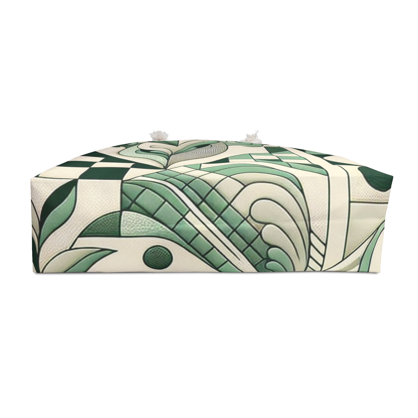 Premium quality Vivienne Lacroix Pastel Green Weekender Bag by Dazzling Dreams Studio featuring sturdy rope handles for comfort and style.