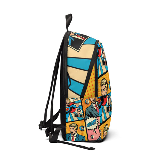 Dazzling Dreams Studio’s Pop Art Backpack showcasing an exquisite blend of playful colours and designs, ideal for adding flair to any outfit.