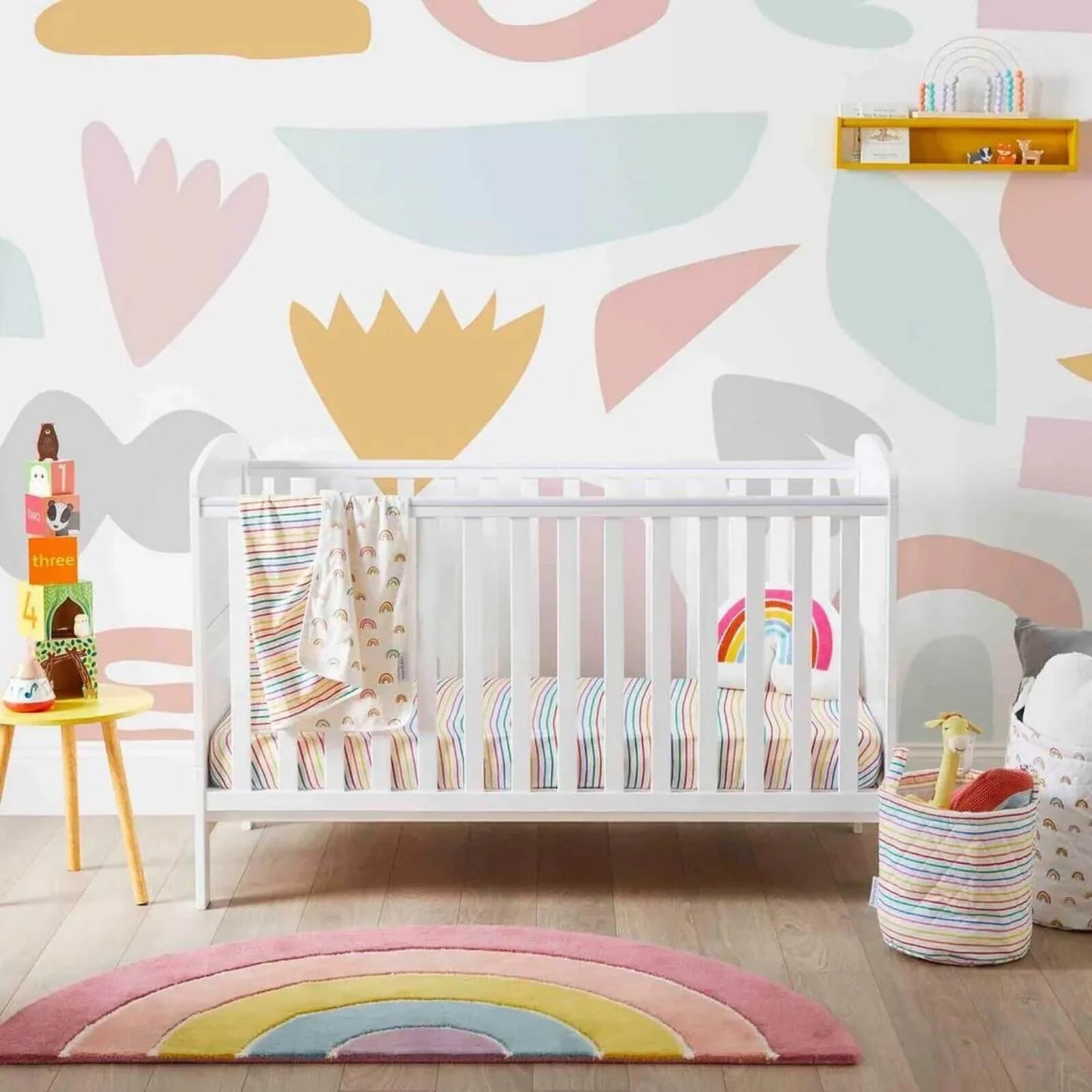 Ickle Bubba Coleby Classic Cot Bed White - Without Mattress