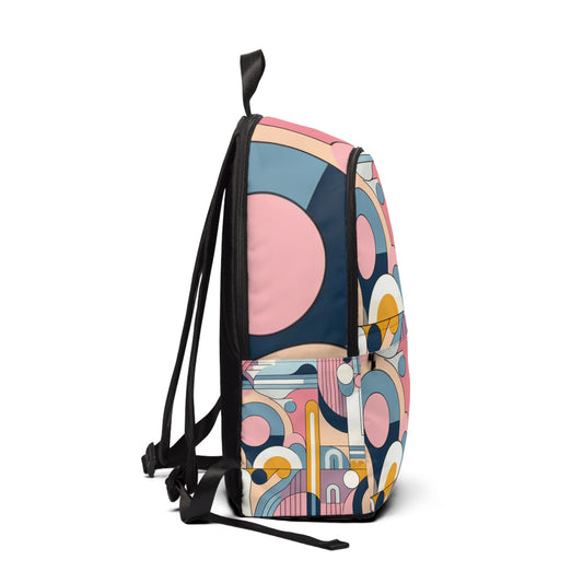 Versatile storage compartments of the Elegant Modern Abstract Backpack by Dazzling Dreams Studio, showcasing its functional yet stylish design.