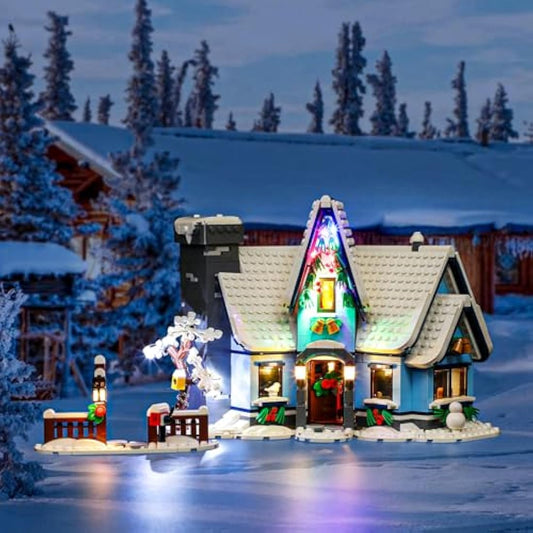 BRIKSMAX Led Lighting Kit for LEGO Creator Santa's Visit - Compatible with Lego 10293 Building Blocks Model- Not Include the Lego Set