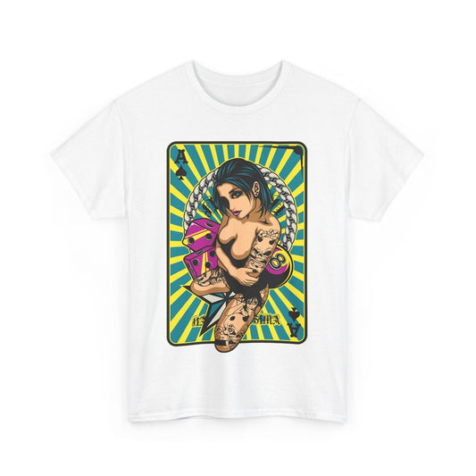 "Bold Cowboy Graphic Men's T-Shirt with Sheriff, Western Style, Unique Artwork"