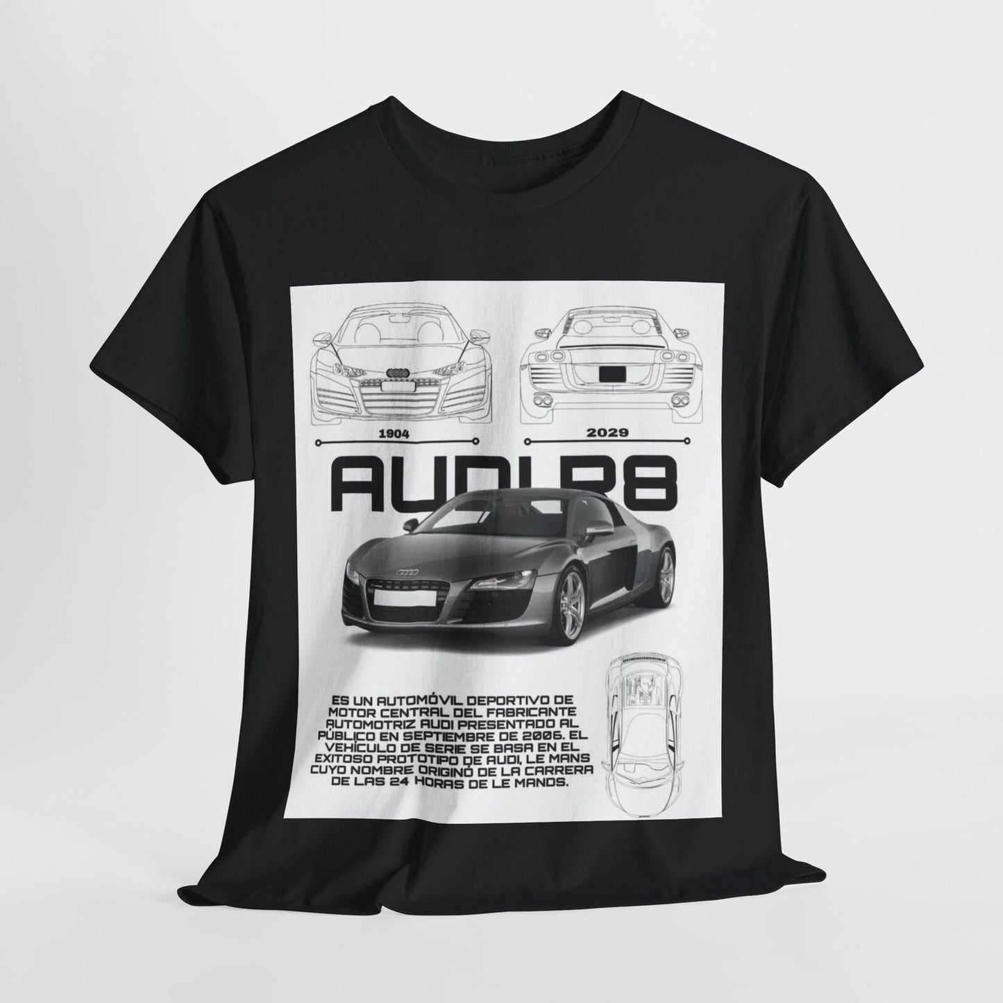 Audi R8 Design Unisex T-Shirt for Men & Women - Technical Apparel Tee