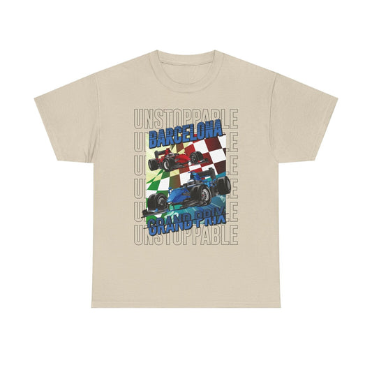 Unstoppable Barcelona Grand Prix T-Shirt – Bold Racing Design for Every F1 Fan!