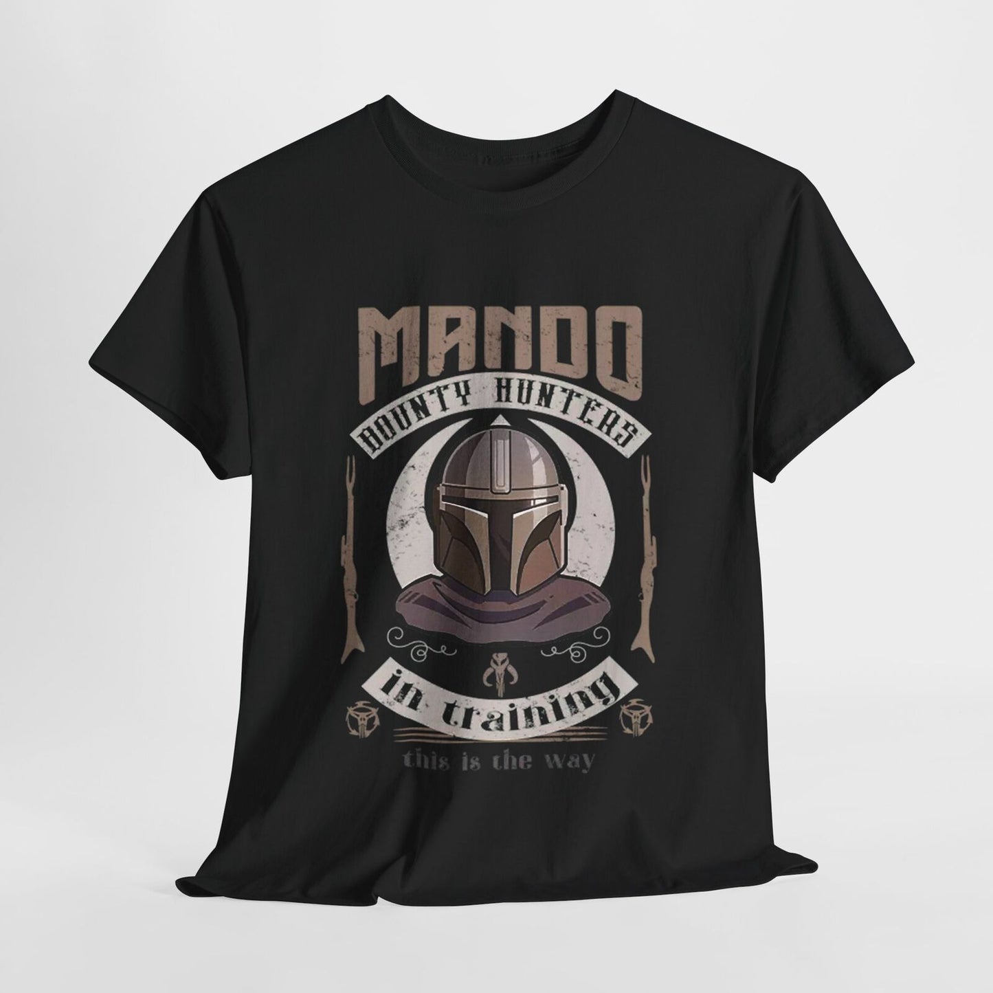 Vintage Mando Bounty Hunters T-Shirt - Star Wars Graphic Design Adventure Awaits