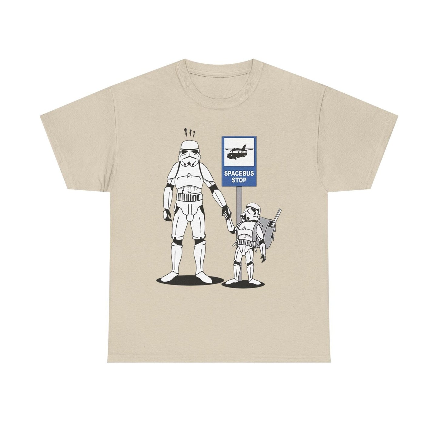 Epic Stormtrooper Dad T-Shirt: Star Wars Adventure at the Spacebus Stop!