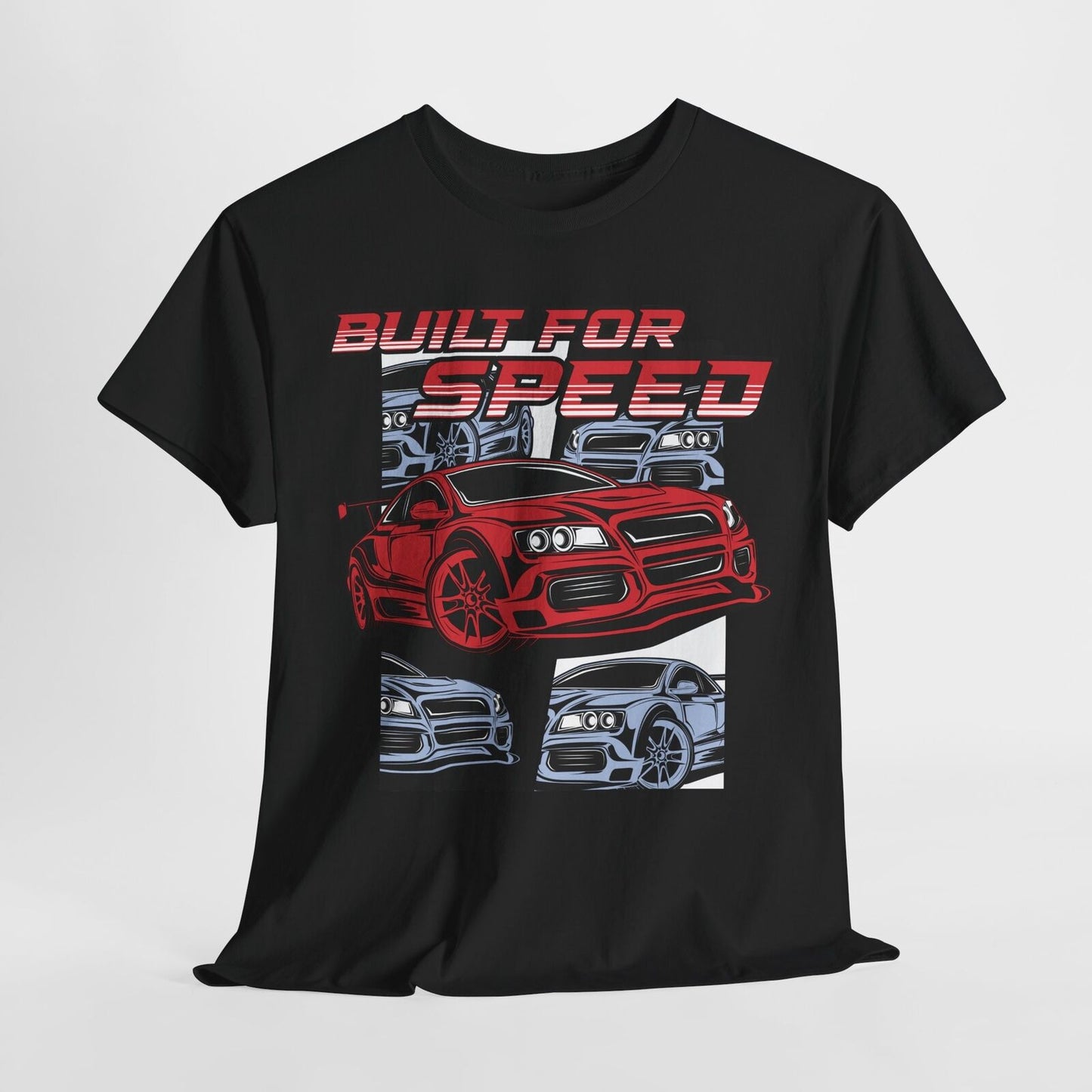 BUILT FOR SPEED: Exciting Race Car Graphic T-Shirt for Passionate Gearheads!