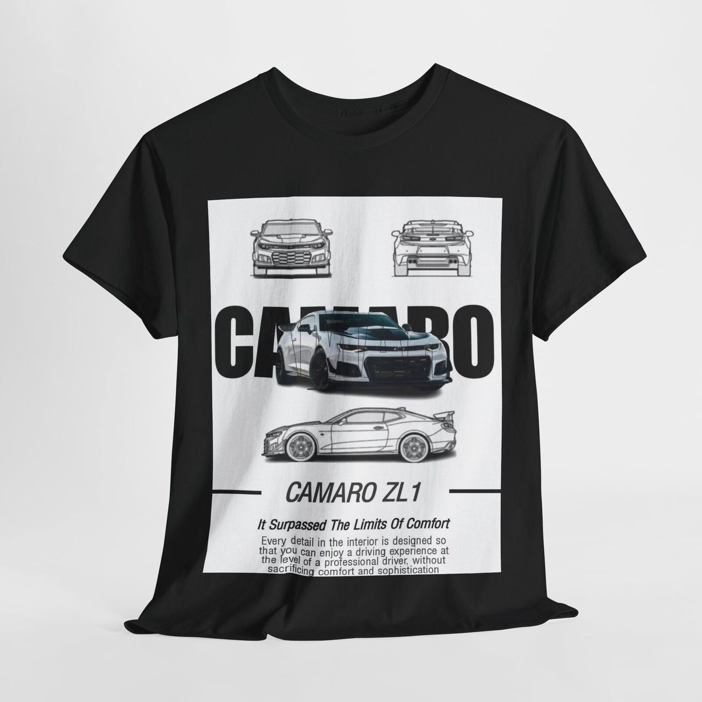 Chevrolet Camaro ZL1 Design Unisex T-Shirt for Men & Women Technical Apparel Tee