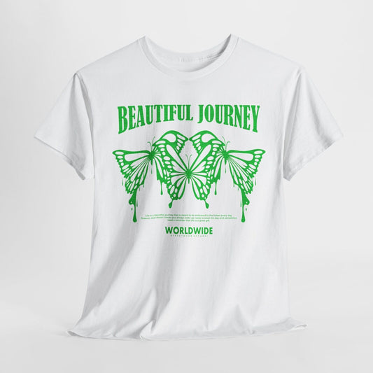 Beautiful Journey T-Shirt: Embrace Life with Stunning Graphic Butterflies Design