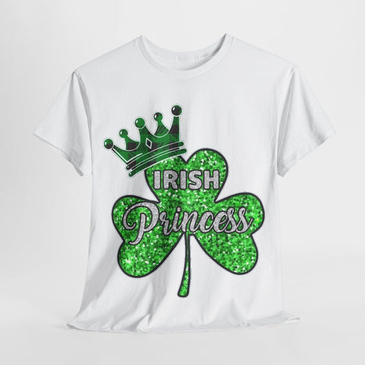 St Patricks Day Irish Princess Women's Graphic Cotton Funny T Shirt Tee Vintage