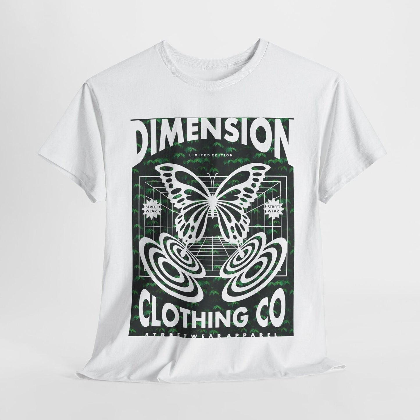 Limited Edition DIMENSION Butterfly T-Shirt Stylish Streetwear Apparel Design