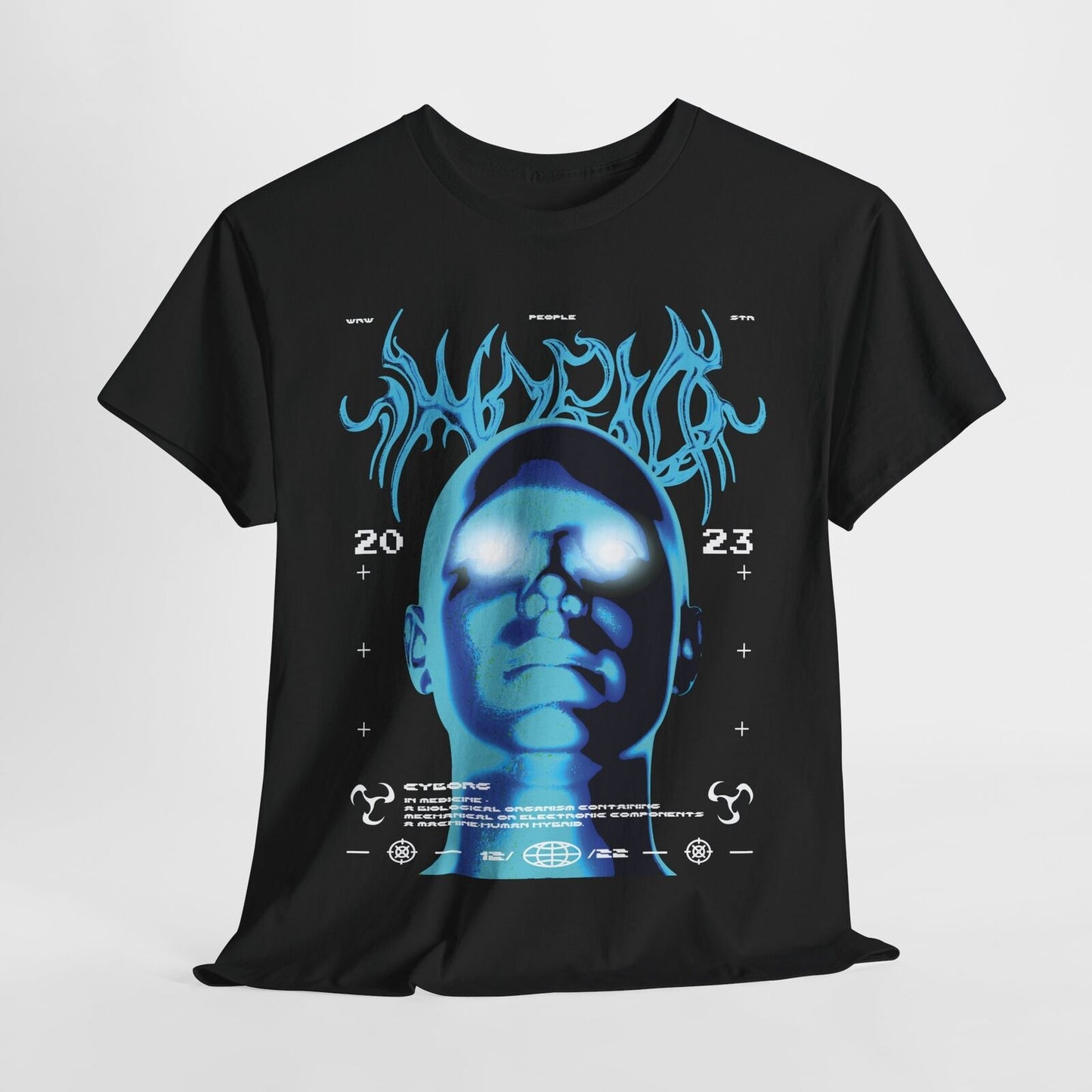 Cyborg T-Shirt: Futuristic Tech-Inspired Graphic Tee with Bold Design Elements