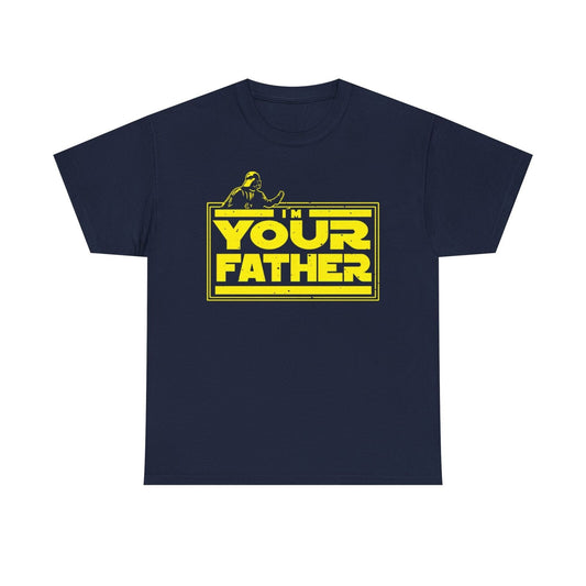 Star Wars 'YOUR FATHER' T-Shirt - Bold Jedi Design in Bright Yellow - Must See