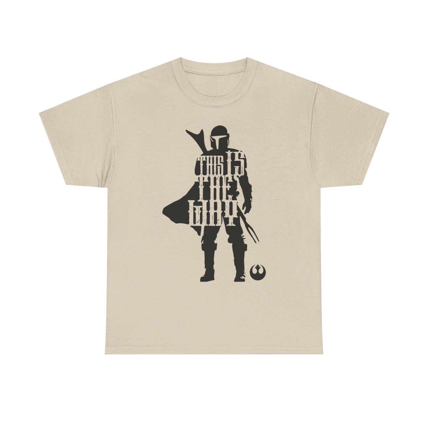 Epic Mandalorian T-Shirt: Distressed "THIS IS THE WAY" Design for Star Wars Fans