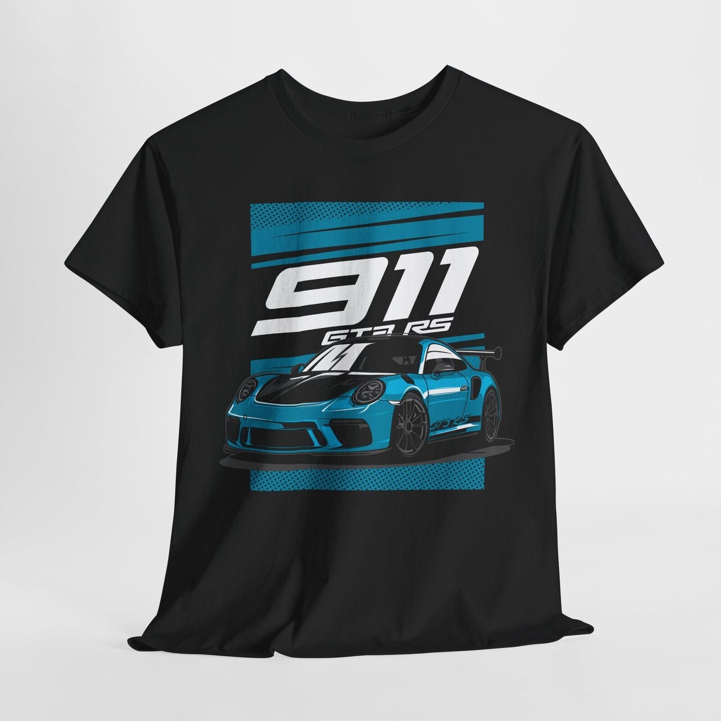 Dynamic Porsche 911 GT3 RS Graphic T-Shirt: Bold Racing Design for Car Lovers!