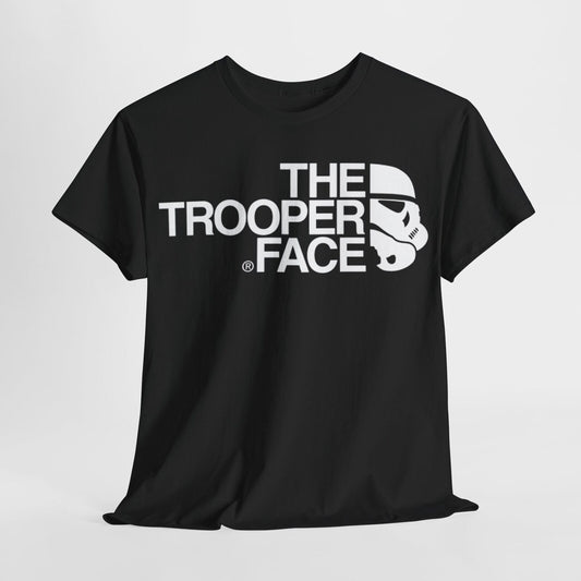 Epic 'TROOPER FACE' T-Shirt - Star Wars Stormtrooper Parody Design Unleashed!