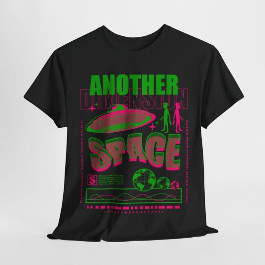 Another Dimension Space Men's T-Shirt: Bold Graphic Tee Trendy Streetwear Style