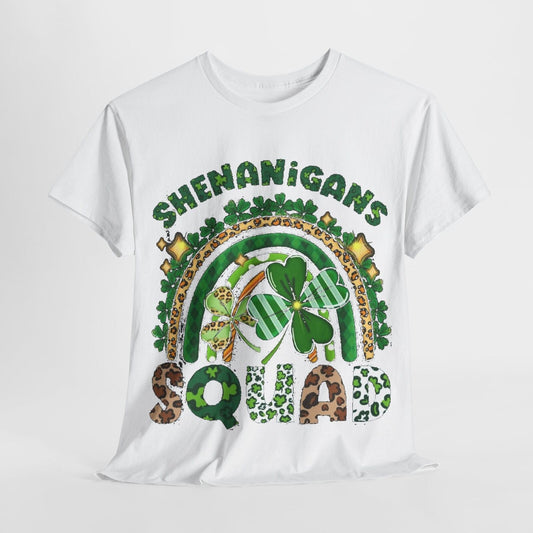 St Patricks Day Sheenanigans Squad Men's Graphic Cotton Funny T Shirt Tee