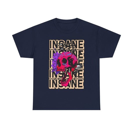"Men's T-Shirt with INSANE Graphic Design: Bold Skull Art & Urban Style Fashion"