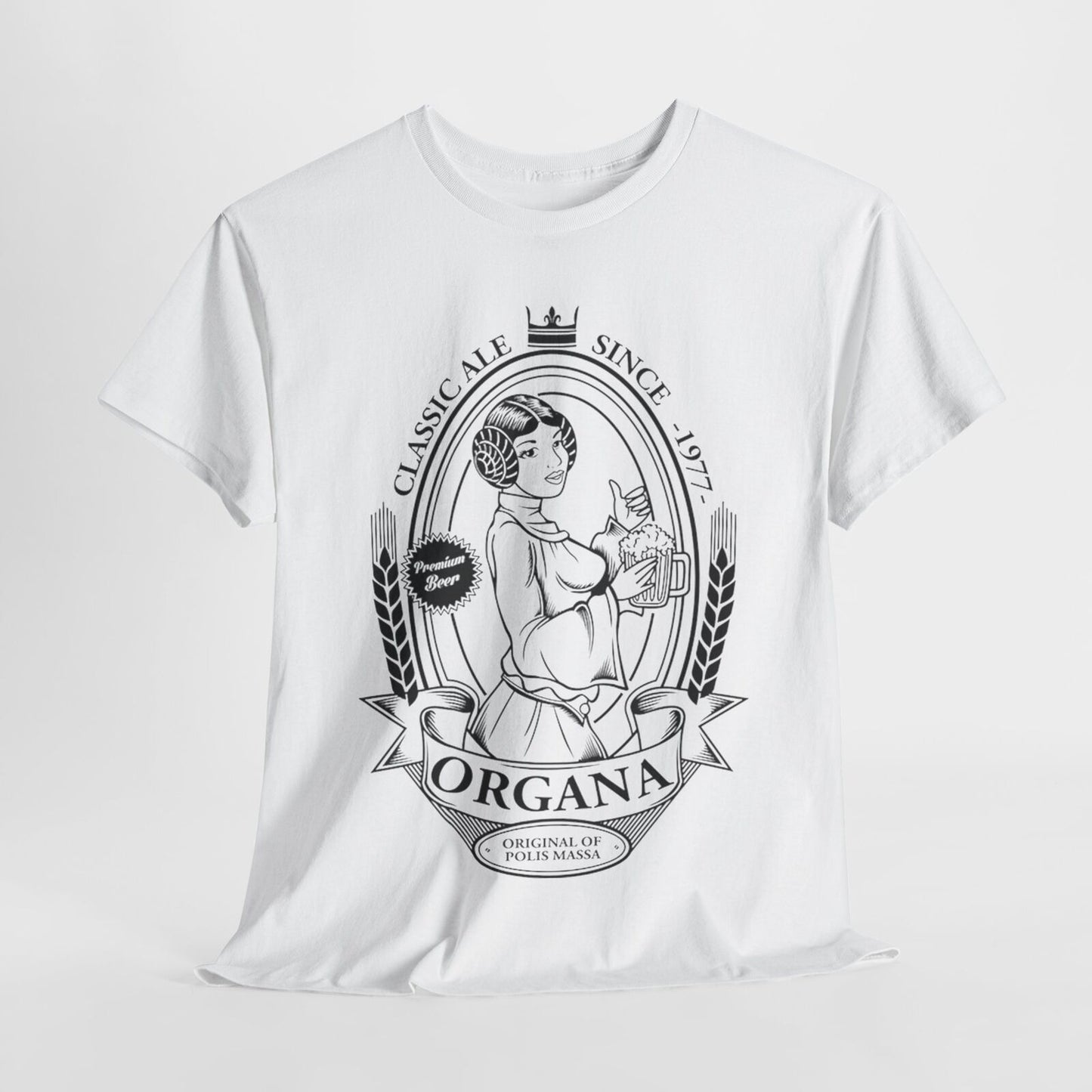 Celebrate Ale with Star Wars Princess Organa Vintage T-Shirt: Toast to 1977!