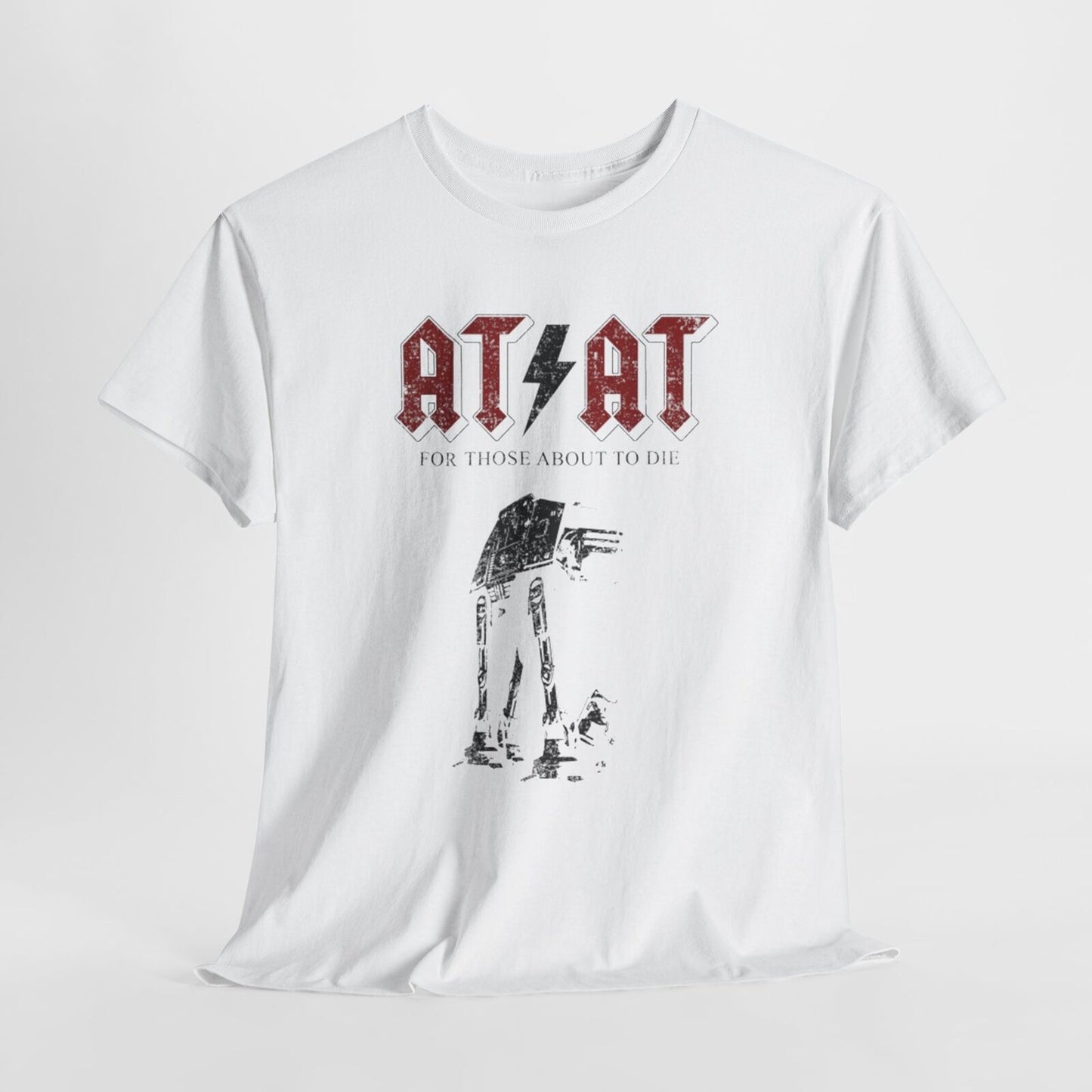 Epic Star Wars AT-AT Iconic Heavy Metal Logo T-Shirt Bold Vintage Graphic Style!