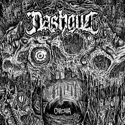 Official Nashgul Carcava CD from Rancid Offal Records, featuring an elegant design and showcasing the grindcore genre, released in 2016.