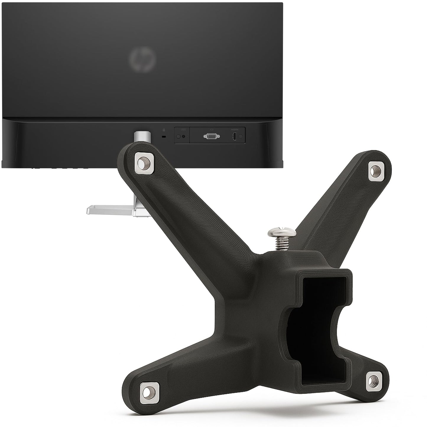 3IDEE VESA Adapter for HP Monitor Series 5 & Mf (524sa, 524sf, 524sw, 527sa, 527sf, 527sw, 532sf, M22f, M24f, M27f, M32f) - Monitor Mount Adapter