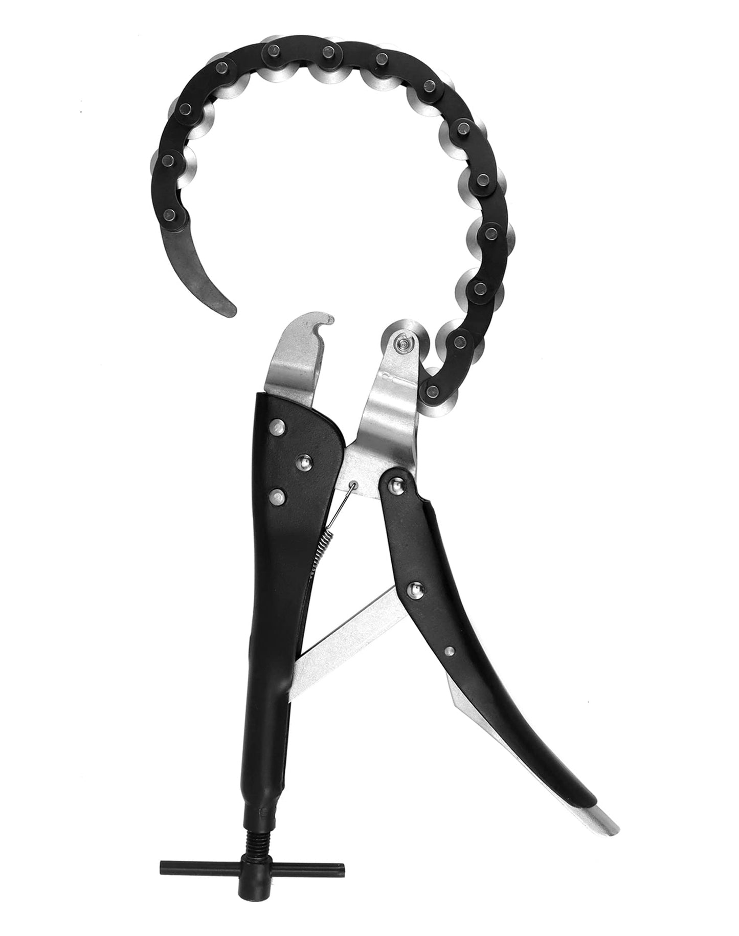 QWORK? Adjustable Exhaust Tube Chain Cutter, for Cutting Tailpipes and Exhaust Pipes