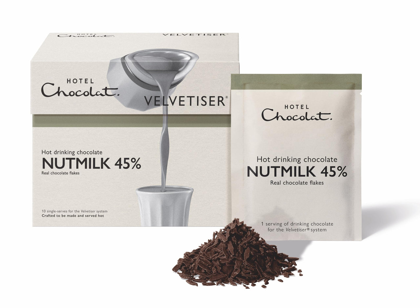 Hotel Chocolat -45% Nutmilk Hot Chocolate Sachets