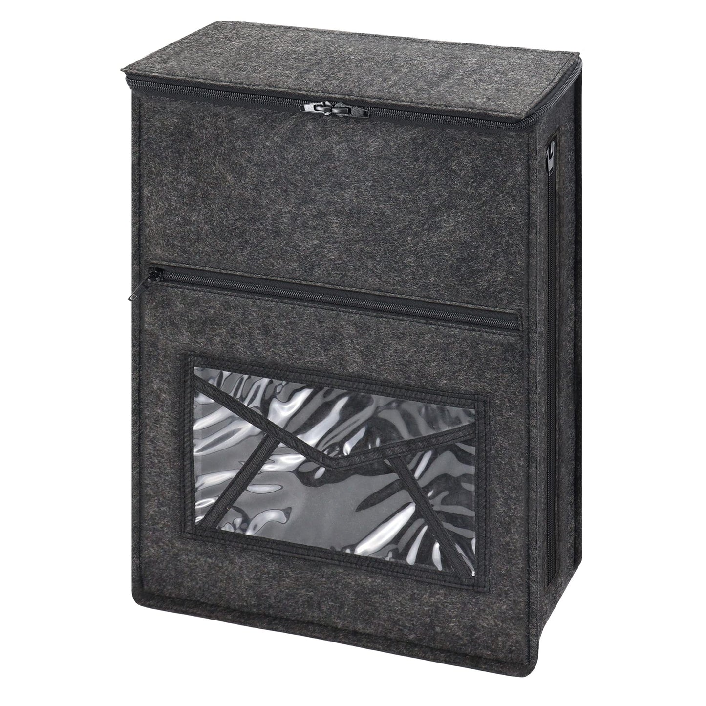 Letter Box Catcher, Grey Felt Post Catcher for UPVC, Glass, Wood, and Metal Doors, Indoor Letter Box Cages, Mail Catcher for Front Door,